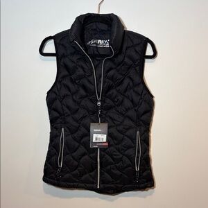 Gerry Women's Black Packable Down Quilted Lightweight Vest- Sz XS NWT